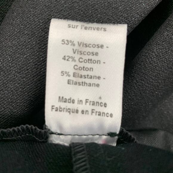 JOSEPH Size 0 Charcoal Viscose Blend Sparkly Leggings - Picture 5 of 6